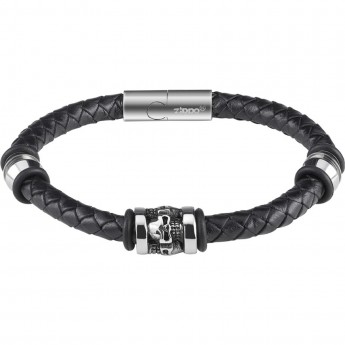 Браслет ZIPPO THREE CHARMS LEATHER BRACELET 2007173 Браслет ZIPPO THREE CHARMS LEATHER BRACELET 2007173